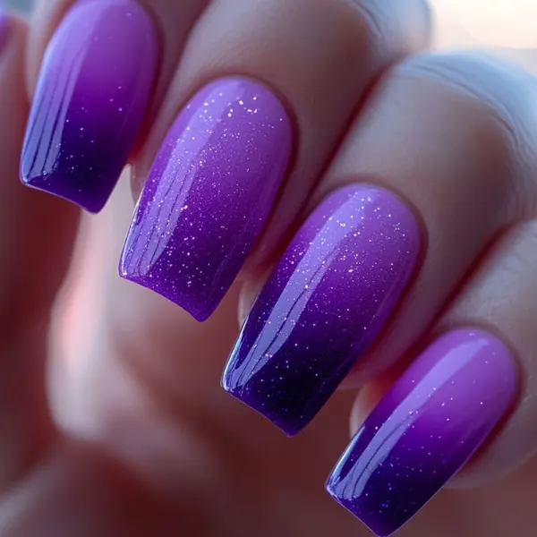 Purple Majesty Nail Design