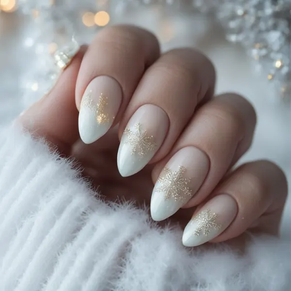 Crystal Frost Nail Design