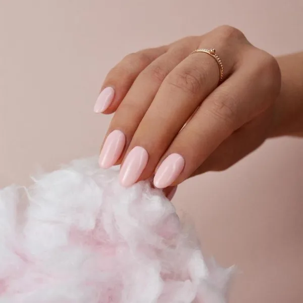 Fairy Floss Nail Design