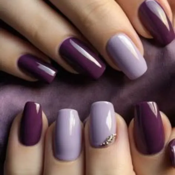 Twilight Tinge Nail Design