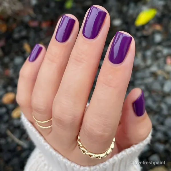 Purple Reign Nail Design