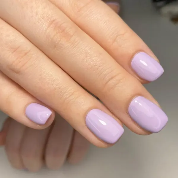 Lavender Milk Purple Nail Design