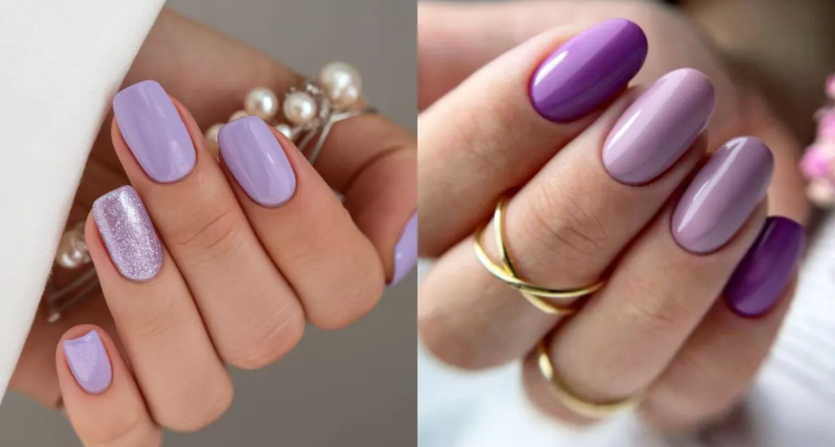 Lavender Nails Design