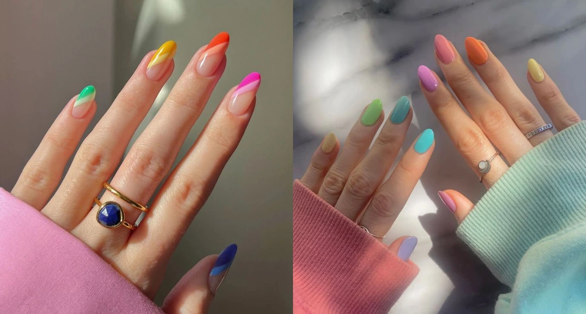Rainbow Nails Design